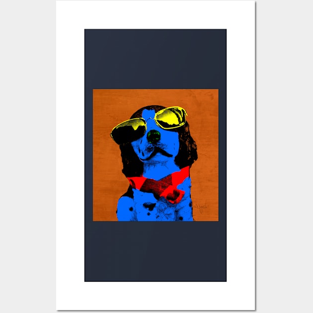 BLUE DOG POP ART Wall Art by NYWA-ART-PROJECT